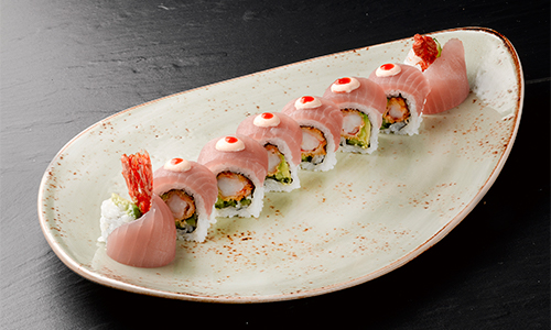 Deluxe Ebi Tempura og Tun (8 stk.)